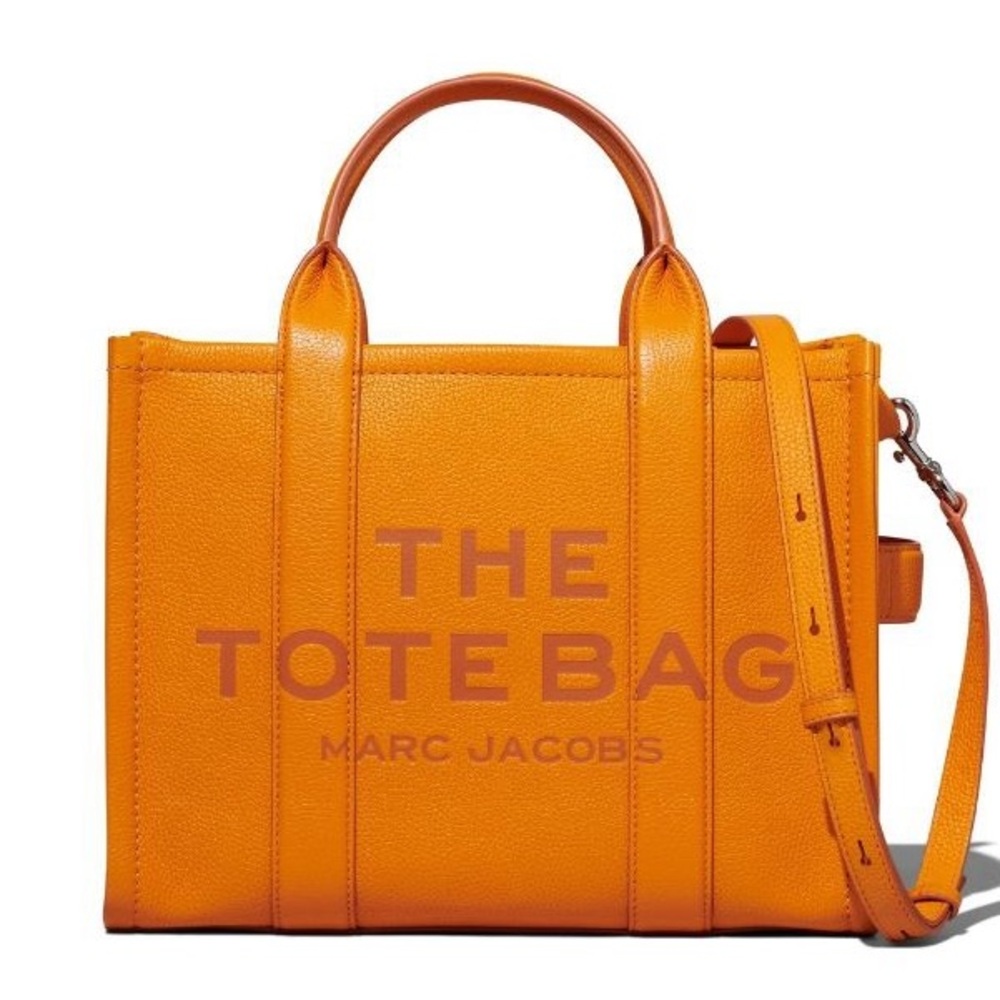 Marc Jacobs Orange 🧡 Leather MediumTote Bag